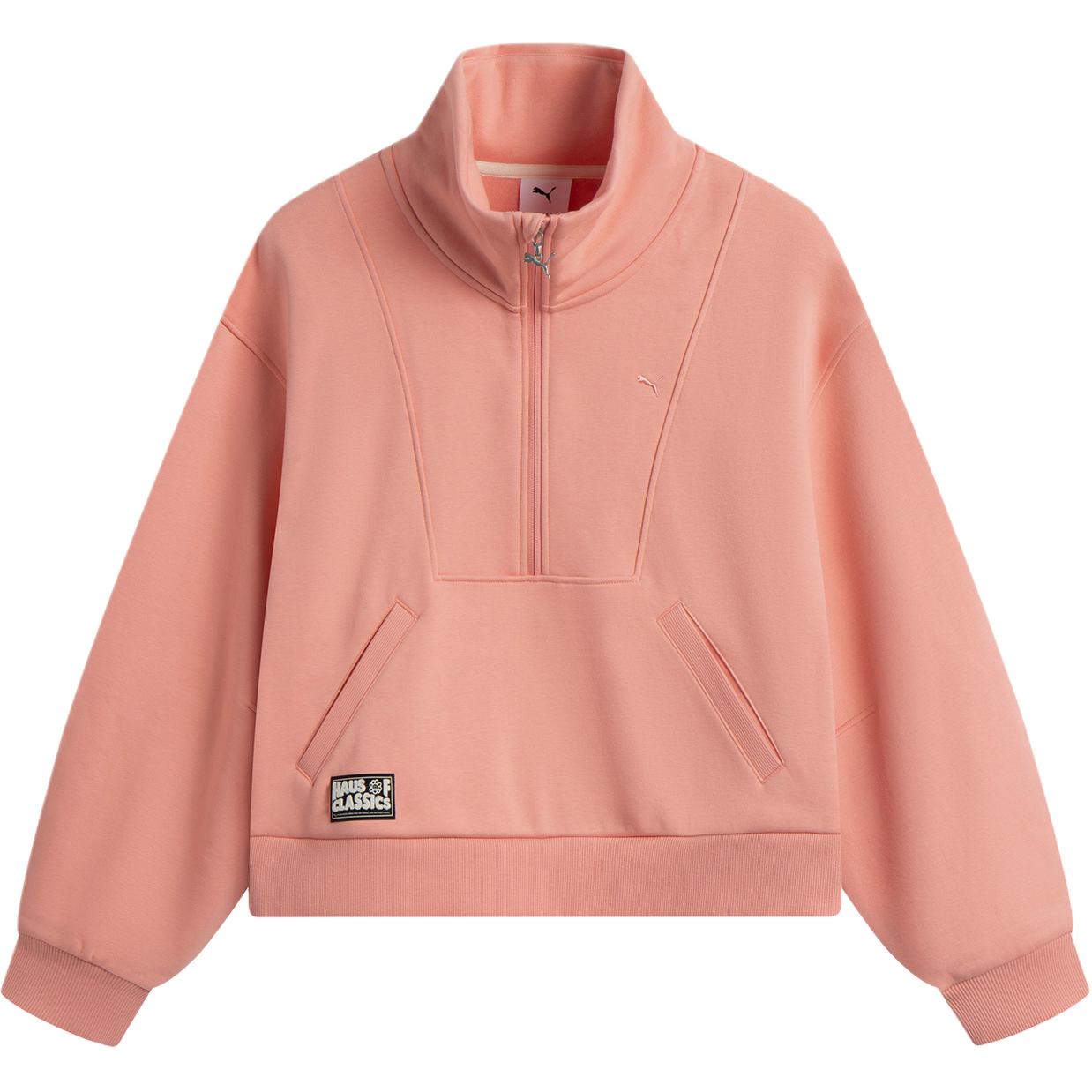 

New PUMA Sweatshirts Women s Pink 631554-18 M（160/84A）