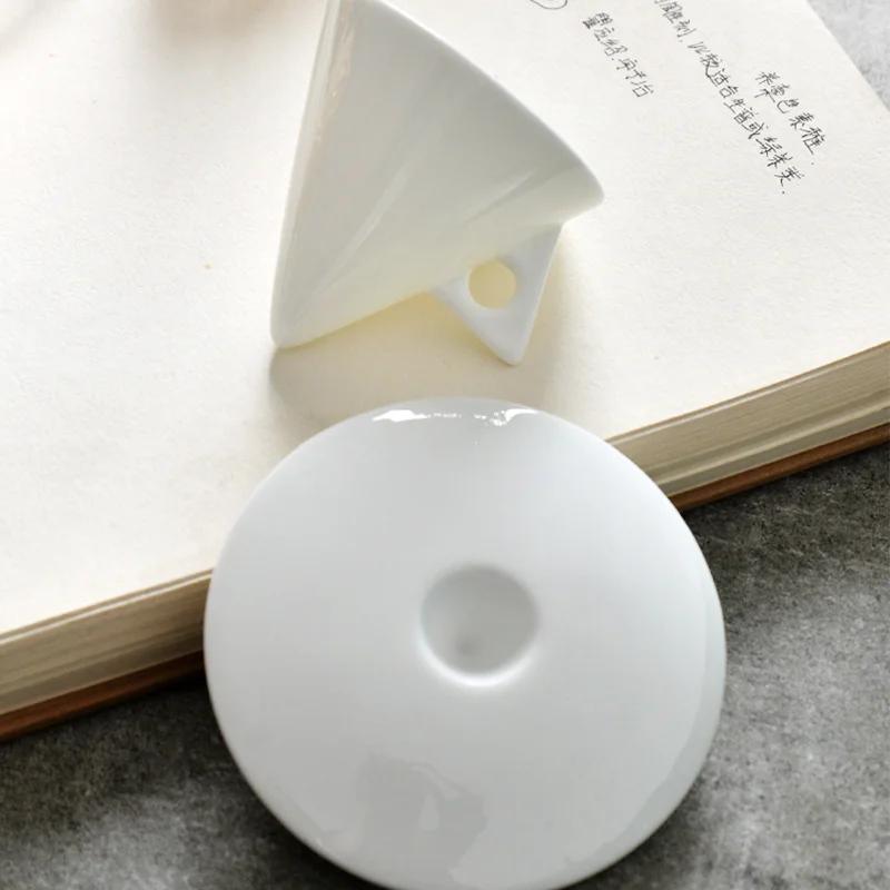 Light Luxury Bone China Coffee Cups Creative Cone Ceramic Espresso Mug and Saucer Sets Original Small Teacup Personalized Gifts