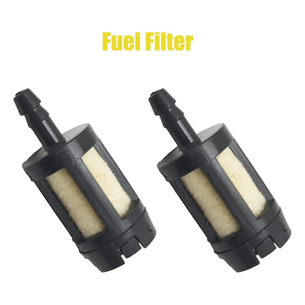 

2pcs/lot General Fuel Filter For Garden Machinery Grass For Chainsaws Blowers Trimmer Chainsaw Carburetor Garden Tools AS SHOWN