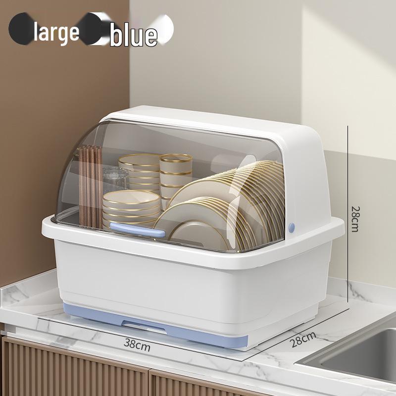 

Коробка для хранения мисок и палочек с крышкой, Сушилка для посуды для кухни и общежития, Пластиковый шкаф для мисок, Коробка для мисок со сливом