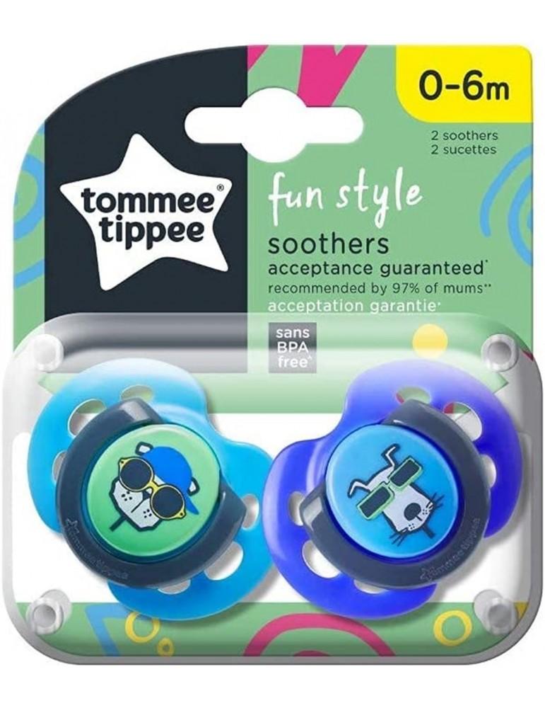 TT 43335795 Soothing Pacifier FUN STYLE 0-6m 2 Pcs.