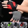 Short Finger Cycling Gloves,High Elasticity Shock Absorption Protection,Breathable Wear-Resistant Sports Spring Summer Gloves