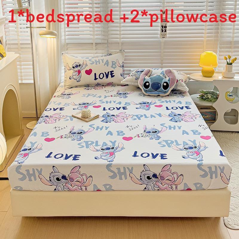 Toy Mouse Stitch Story Pattern Printing Bedspread Set Protective Cover