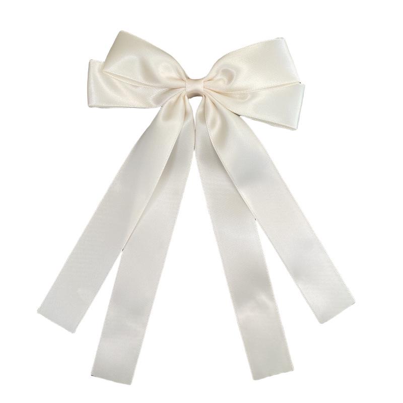 Euro-Korean Double Bow Ribbon Hair Clip - Versatile, Elegant Princess Headwear