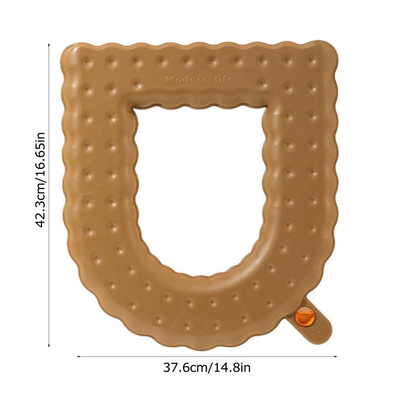 Bathroom Toilet Seat Cover Comfortable Winter Toilet Seats Toilet Seat Cushion Cover Toilet Cushion With Handle For Standard U &