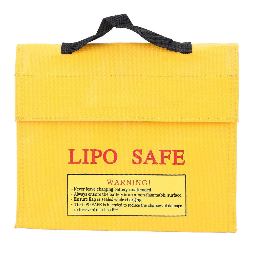 Lipo Safe Bag Lipo Battery Hook and Loop Closure Fireproof Explosionproof Lipo Battery Safe Pouch