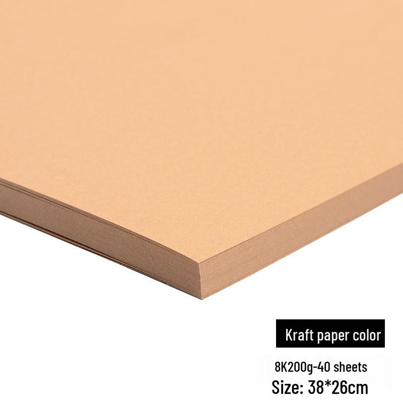 Kraft Paper DIY Origami & Art Cardstock: 4K/8K Round & Large, Thick and Durable for Wrapping and Crafting