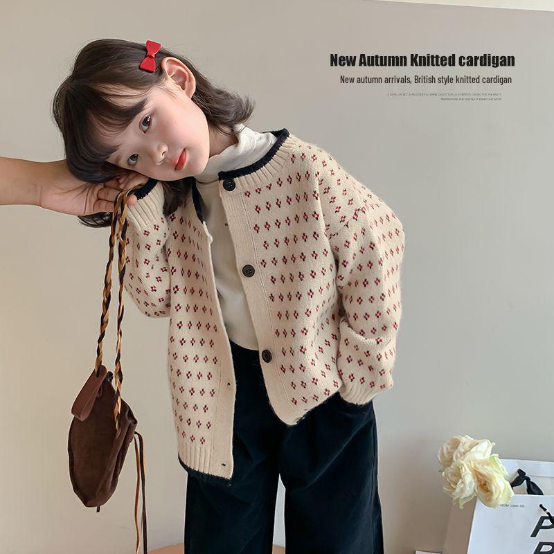 Unisex Baby Knit Cardigan for Spring & Autumn 2025 – Trendy Children's Sweater Coat In Stock