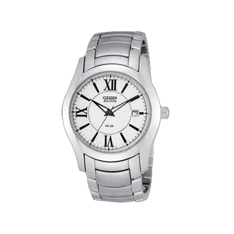 

CITIZEN Eco-Drive Series Men s Watch Series 100 Meters Waterproof Solar Quartz Steel Strap 37mm Men s Watch White Dial BM1150-61A синий