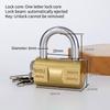 Padlock Small Locks For Luggage Case Locker Home Improvement Hardware 30Mm-80Mm Include 3Keys