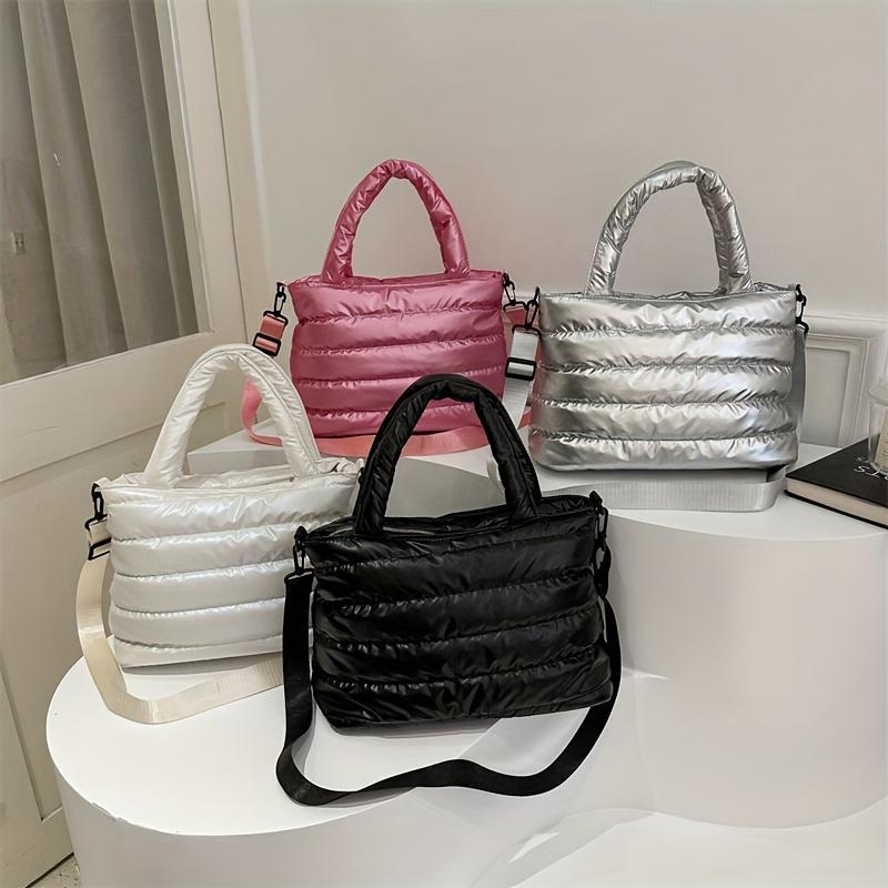1pc Fashion Padded Bag, Trendy Shoulder Bag, Women'S Casual Handbag & Tote Purse