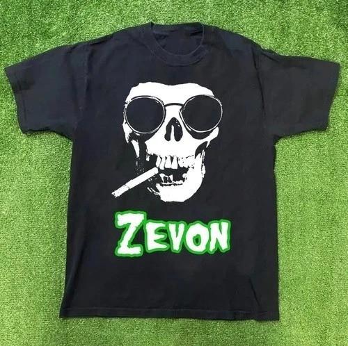 Rare Vintage Skull Warren Zevon Cotton Black S to 4XL T Shirt For Fans S
