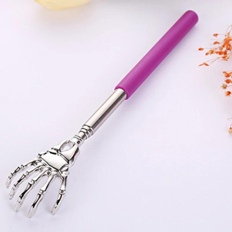 Stainless Steel Retractable Back Scratcher Telescopic Massager Long Handle Body Scratching Massage Extendable Telescoping Itch
