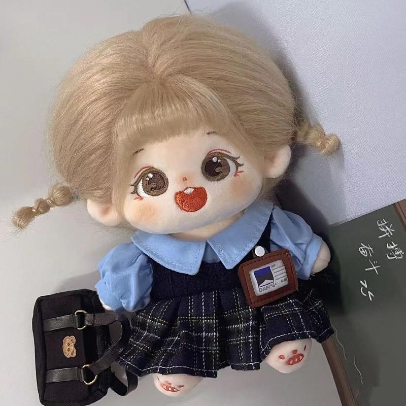 

Нова бавовняна лялька 20 см плюшева іграшка лялька може бути переодягнена для дівчаток, щоб подарувати своїм подругам
