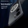 Phone Case for Vivo IQOO Neo9/Pro/Neo9S Pro/+ with Heat Dissipation Protection, Full Coverage Anti-Drop Transparent, Metal Magnetic Heat Sink, Black