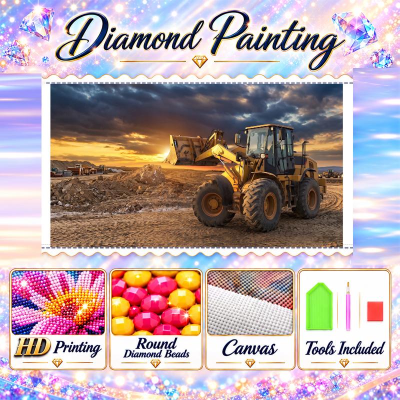Komatsu 5D Diamond Painting Kit DIY Full Drill Diamond Art Home Wall Decor