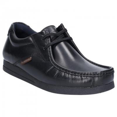 Mens Leather Event Waxy Lace Up Shoe