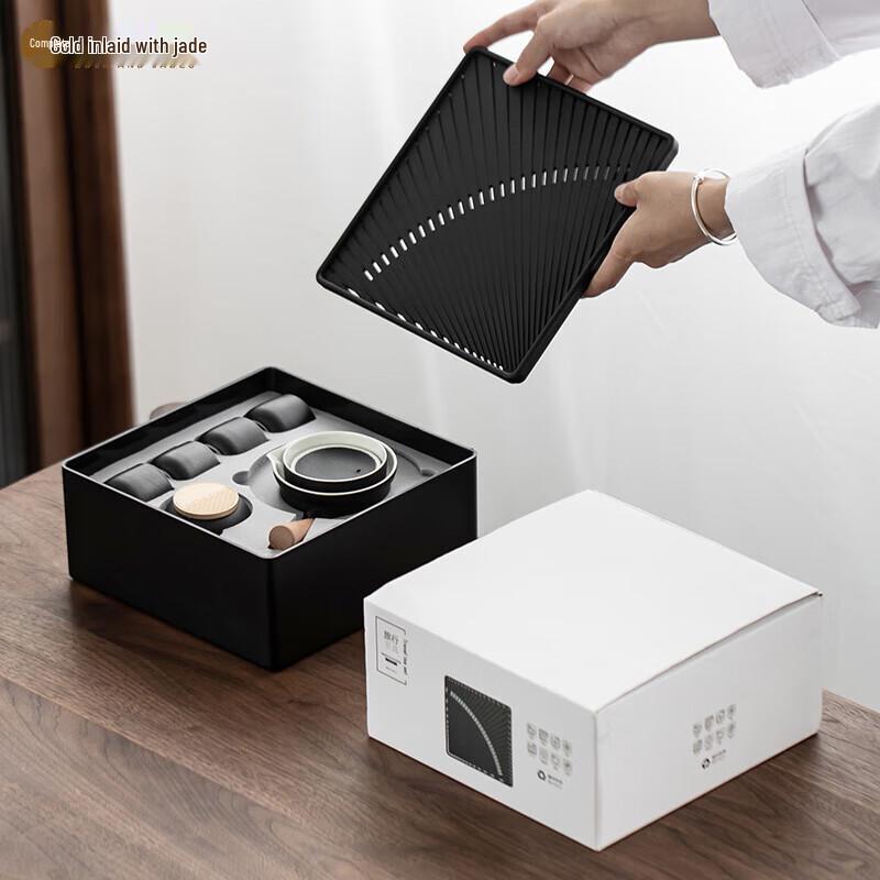 Portable Chinese Ceramic Kung Fu Travel Tea Set
