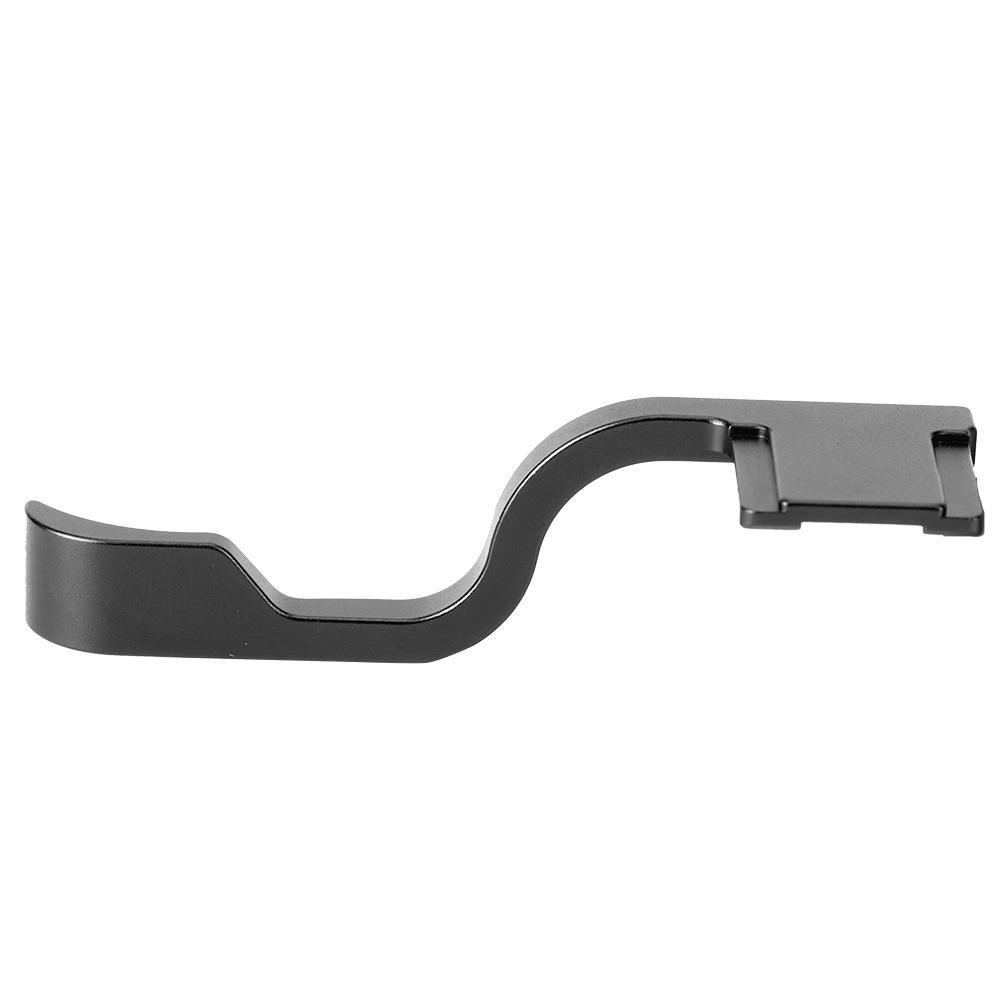 Camera Hot Shoe Finger Thumb Handle Aluminum Alloy Fit for Fuji X‑H1 Mirrorless Cameras(Black )