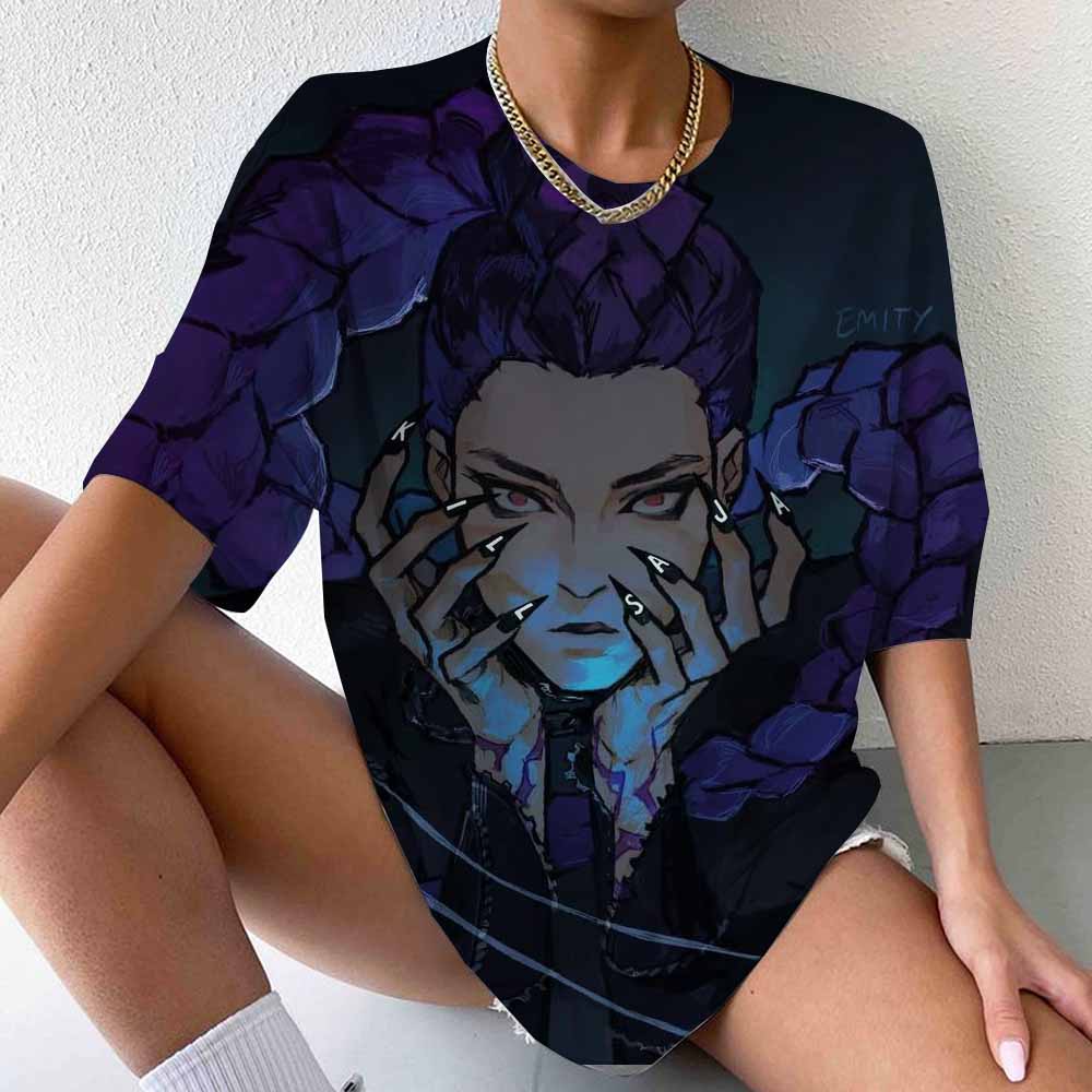 Huntrix Kpop Demon Hunters Movie 2025 Graphics T Shirts Men Women's High Quality Fashion Oversized Cotton T-shirt Harajuku Tops
