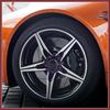 20pcs 21mm Universal Purple Plastic Car Wheel Nut Lug Hub Screw Rim Bolt Covers Dust Protection Caps with Removal Tool Clip Replace Parts