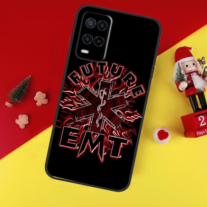 EMT EMS Medical Rescue Case For Oppo A38 A18 A58 A78 A98 A74 A94 A54 A80 A60 A40 A96 A76 A16 A15 A17 A57 A5 A6 Pro