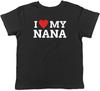 I Love My Nana Kids T-Shirt Nan Grandma Gran Childrens Boys Girls Gift