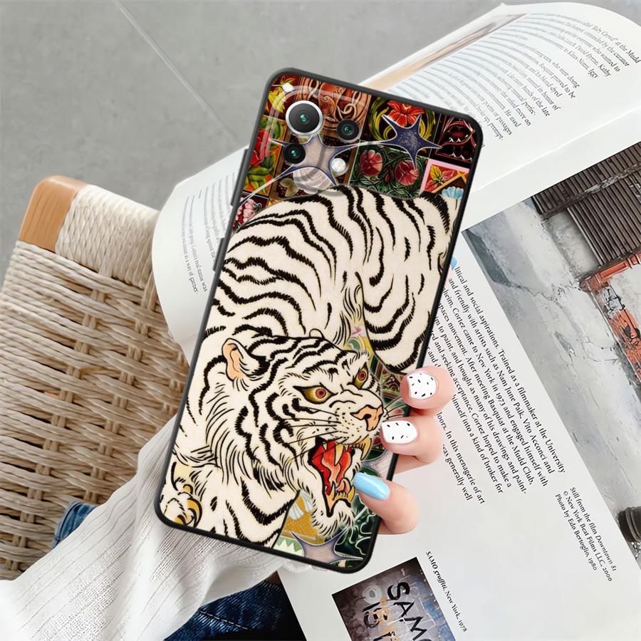 Case for Xiaomi Mi 11T 12T Pro 14 15 Pro 13 Lite 10T 11 12X 12 Funda Phone Cover Cool Tiger Leopard