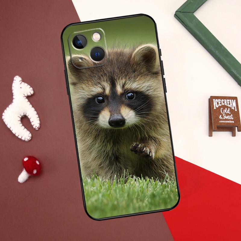 Raccoon Cover For iPhone 12 11 13 14 15 Pro Max 12 Mini 7 8 Plus X XR XS Max SE 2020 Phone Case