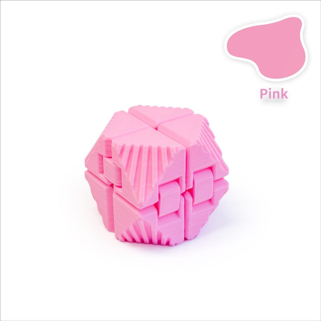 3D Printing Hand Fidget Infinite Cube Stress Relief Decompression 3D Printed Folding Cube Kids Adults Desktop Finger Rolling Toy