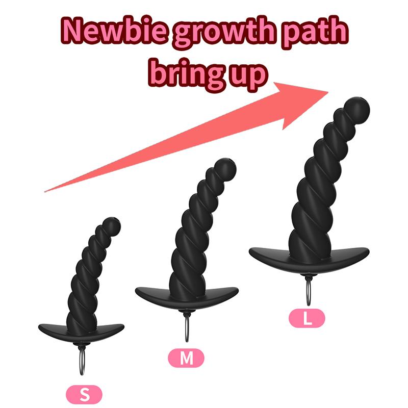 Hollow Silicone Anal Beads Butt Plug Masturbation Couples Flirting  Adult Game Enema cleaning Anal Sex Toy for Women Men Gay