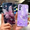 For Oppo Reno5 5G Case Stylish Flower Butterfly Soft Silicone Case For Oppo Reno5 Reno 5 K 5K Cases CPH2145 Cover Coque Bumper