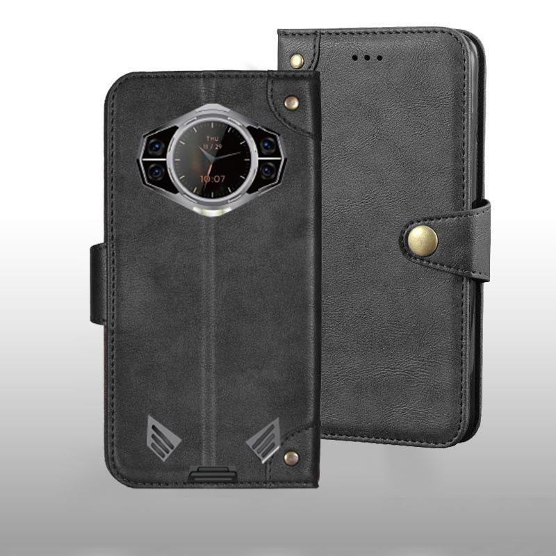 Case For Phone Yulin-003 Red/Yellow/Blue For Doogee S200 G Case Metal Buckle Retro Leather Back Case For Doogee S200 G Cover Accessories