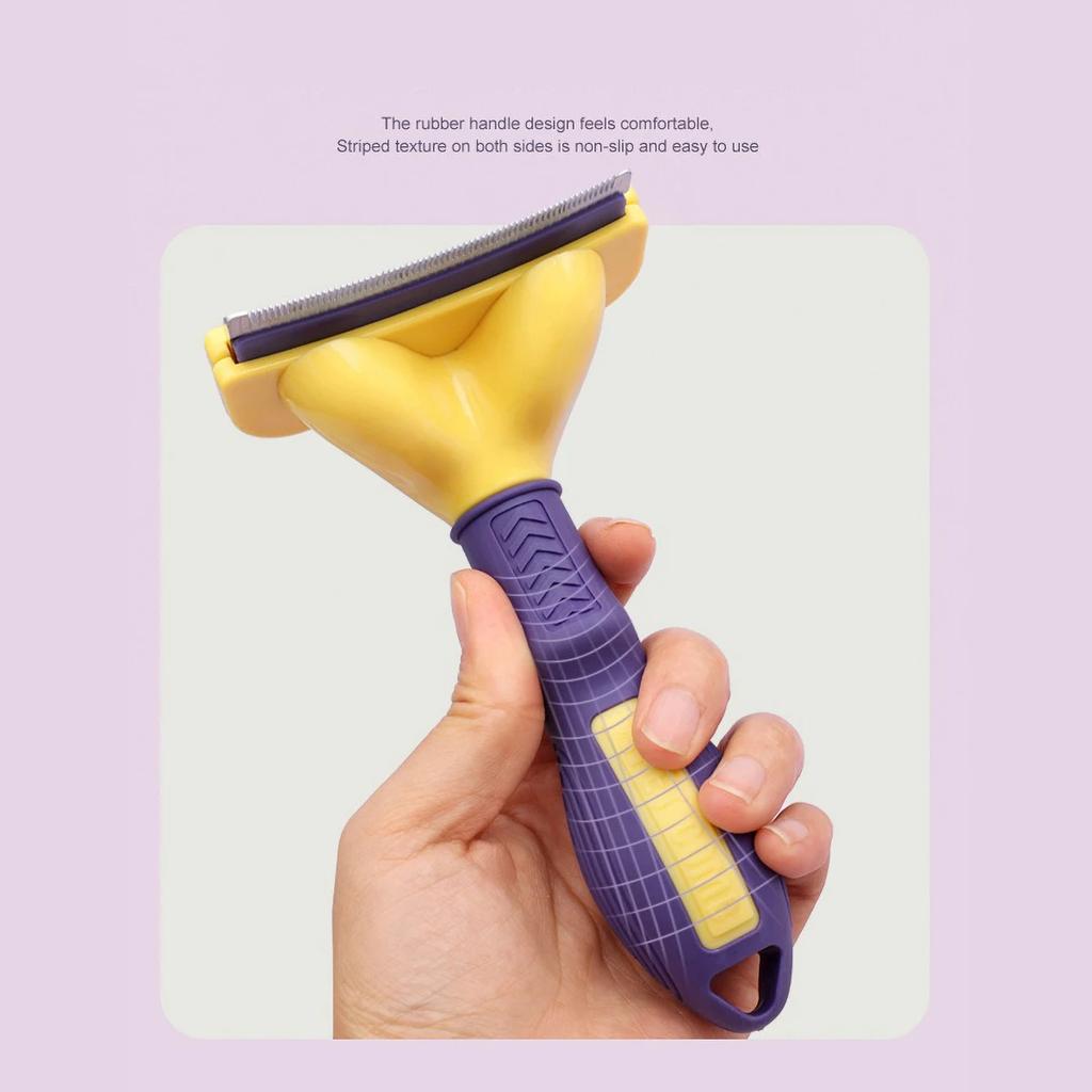 Kämme, Hundehaarentferner, Katzenbürste, Pflegewerkzeuge, abnehmbarer Haustier-Haarschneideaufsatz, Haustier-Trimmerkämme, Versorgung mit Furmins für Katzen und Hunde