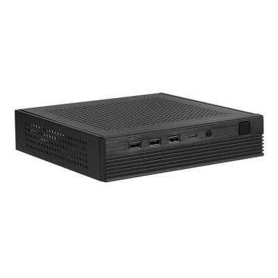 ABGR-TX06 Boîtier Mini ITX de Bureau Mini Boîtier d'Ordinateur de Jeu Boîtier HTPC Pour Carte Mère Ultra-Mince MINI-ITX