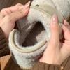 Women's Home Bootie Furry Slippers Warm Cozy Snow Boots with Fuzzy Plush Lined for Women Winter Non Slip House Shoes for Indoor Outdoor Short Boots