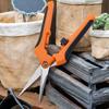 Trimming Scissors With Spring-Loaded Easy Cutting Electrical Cable Notch For Tree Branch Hedge