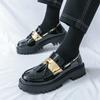 Designer New Men's Leather Height Increasing Casual Shoes Male Mix Color Tassels Loafers Formal Flats Dress Footwear
