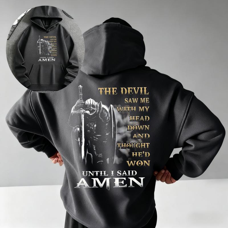 2025 Autumn and Winter Casual Loose 100% Cotton Printed Sweater Hoodie Dark Souls game Print Fashion Summe Men's Oversized Y2K