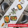 1pc Non-stick Baking Tray | Carbon Steel, Heat-resistant, with Red Silicone Handle, Easy to Clean, Suitable for Cookies, Cakes, and Bread | Brand: LDQ
