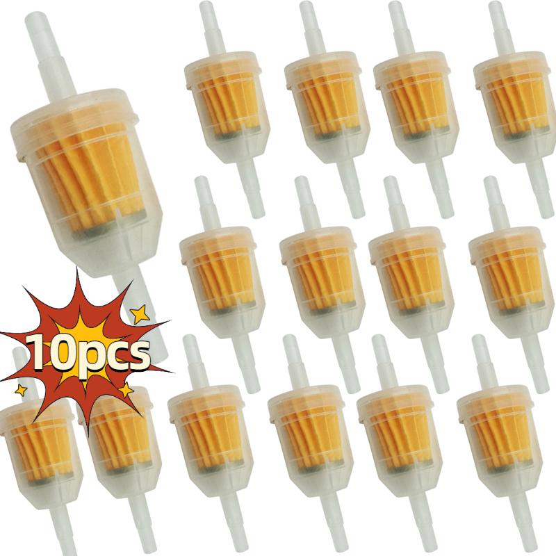 10PCS Universal Gasoline Gas Fuel Gasoline Oil Filter Motorcycle Scooter Gasoline Filter Tool Motor ATV Fuel Filter Accessories