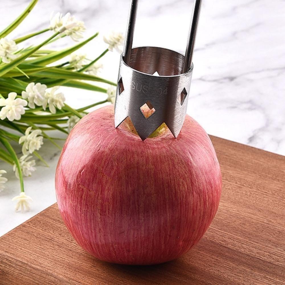 Efficient Core Removal Stainless Steel Fruite Corer Upgraded Serrated Blades Versatile Food Prep Tool Corer Tool