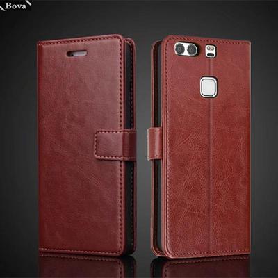 Card Holder Cover Case for Huawei Ascend P9 Pu Leather Flip Cover Retro Wallet Phone Case Huawei P9 Business Fundas Coque
