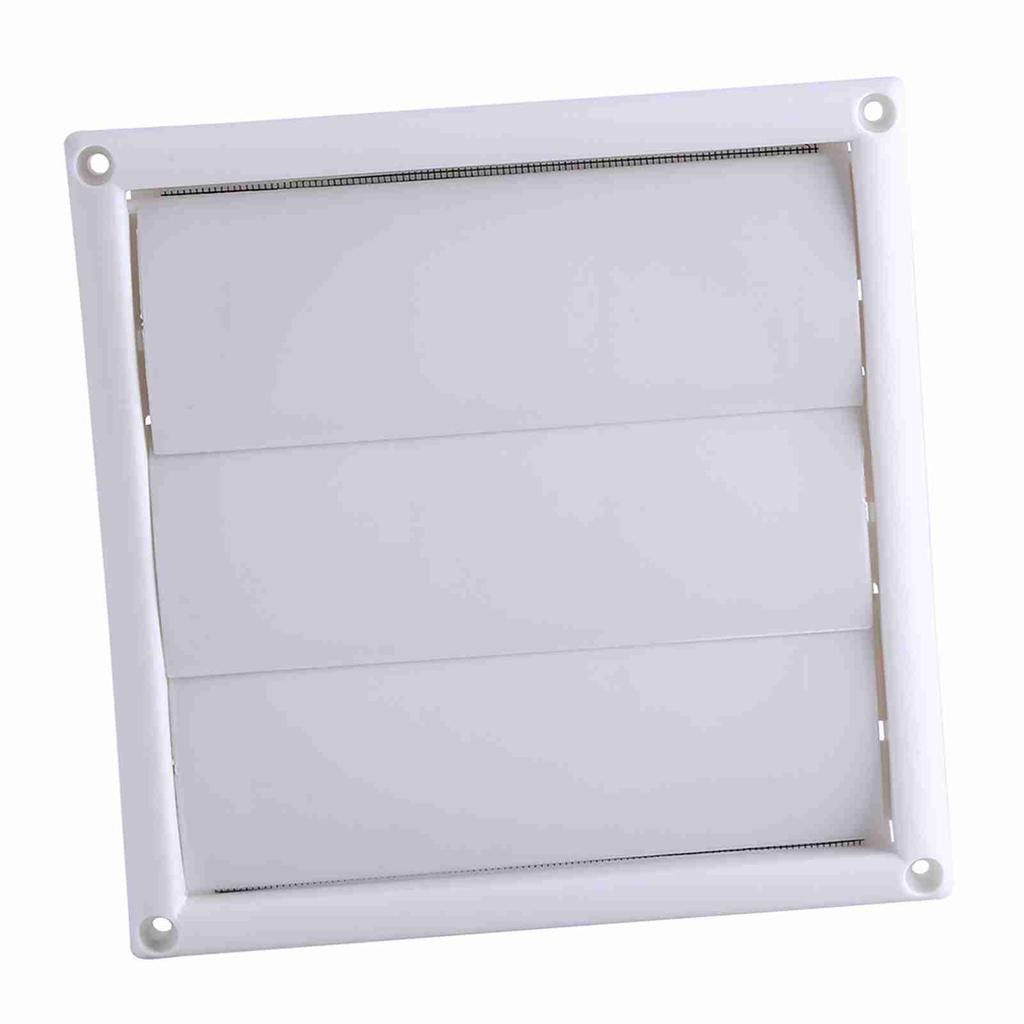 1 PC Plastic Vent Grille Cover 3 Flaps Wall Duct Ventilation Grill With Net New 15*15cm