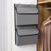 Wall Storage Basket Clothing Bag Wall Hook Organizer Foldable Multipurpose Waterproof Box For Home School Dormitory Bedroom