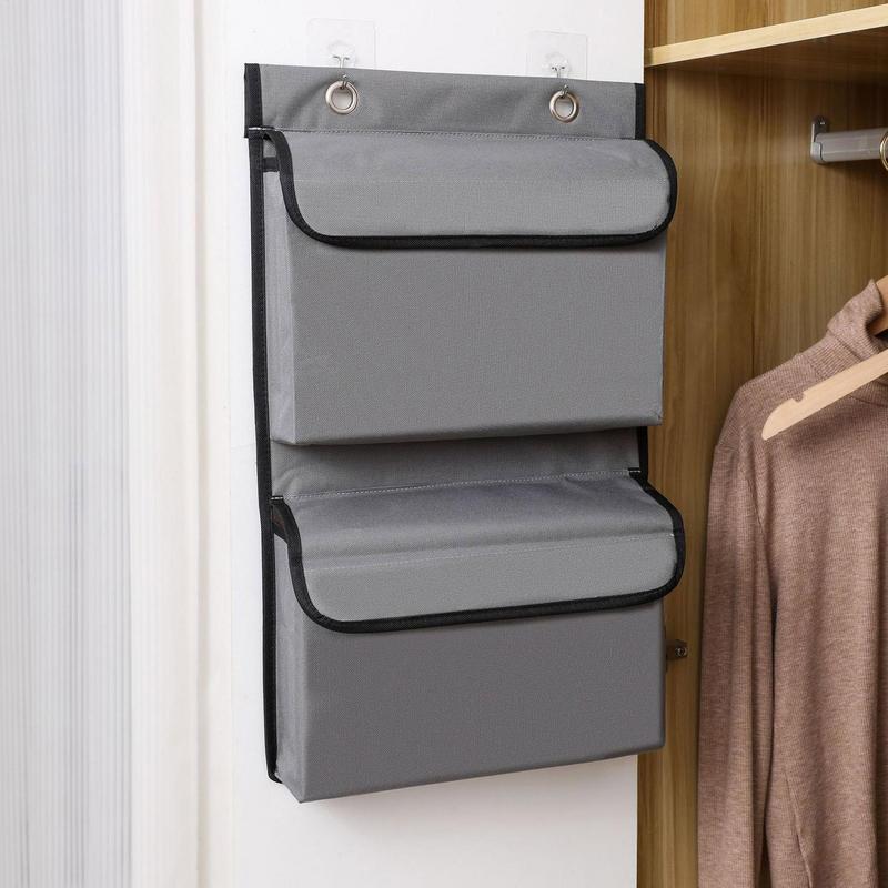 Wall Storage Basket Clothing Bag Wall Hook Organizer Foldable Multipurpose Waterproof Box For Home School Dormitory Bedroom
