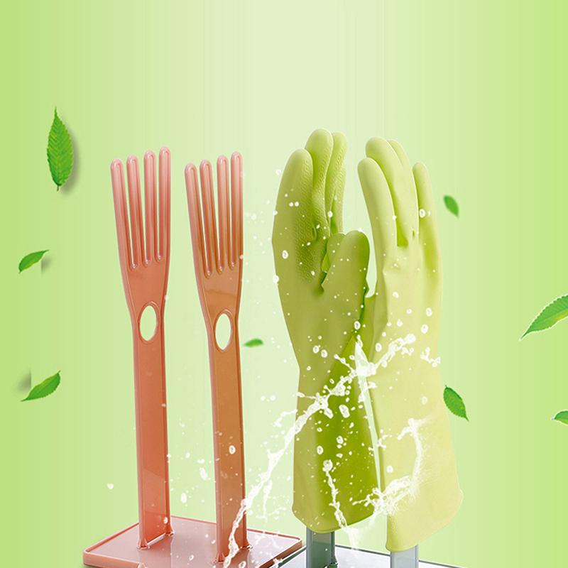 Kitchen Glove Stand Holder Rubber Glover Dryer Rack Kitchen Sink Accessories Towel Holder Practical Kitchen Storage Tools