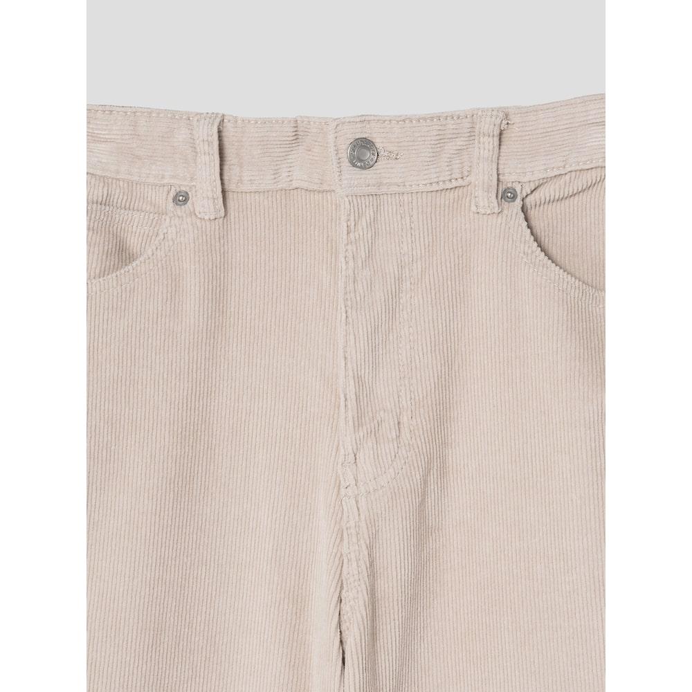 8SECONDS Corduroy Long Straight Pants Ivory