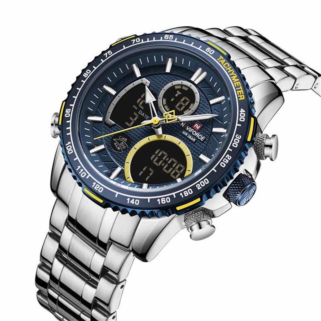 Men's Waterproof Luminous Running Alarm Clock Watch