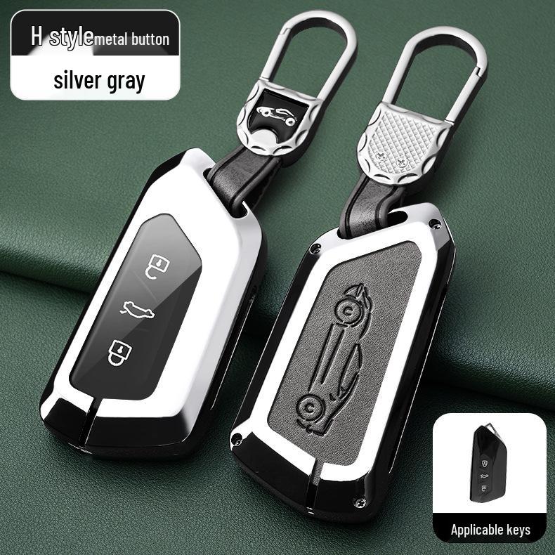 Metal Key Shell for Volkswagen Models: New Sagitar, Lavida Plus, Tayron, Tuon, Tiguan L, Bora, Magotan